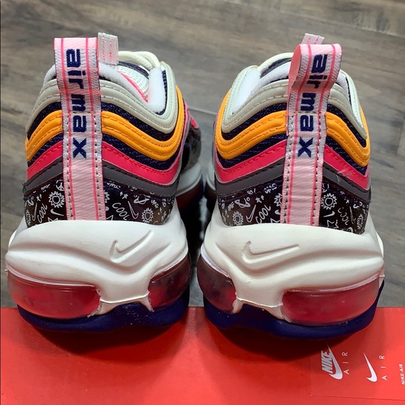 NIKE AIR MAX 97 GS regency purple/laser orange - Picture 8 of 16